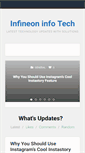 Mobile Screenshot of infineoninfotech.com